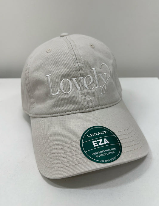 Lovely Hat - Off White Embroidery